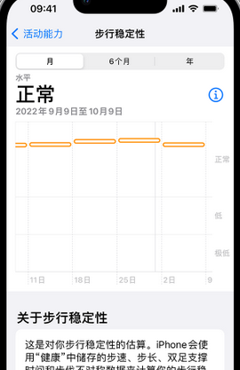 固安iPhone手机维修如何在iPhone开启'步行稳定性通知'