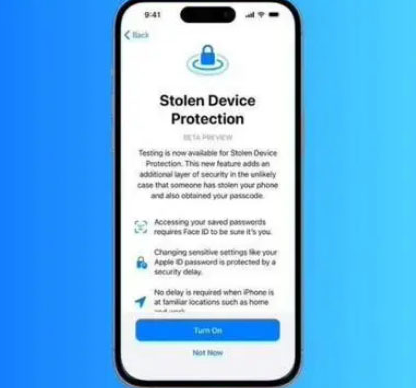 固安苹果授权维修店分享被盗设备保护功能开启方法 