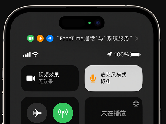 固安苹果授权维修网点分享iPhone在通话时让你的声音更清晰 