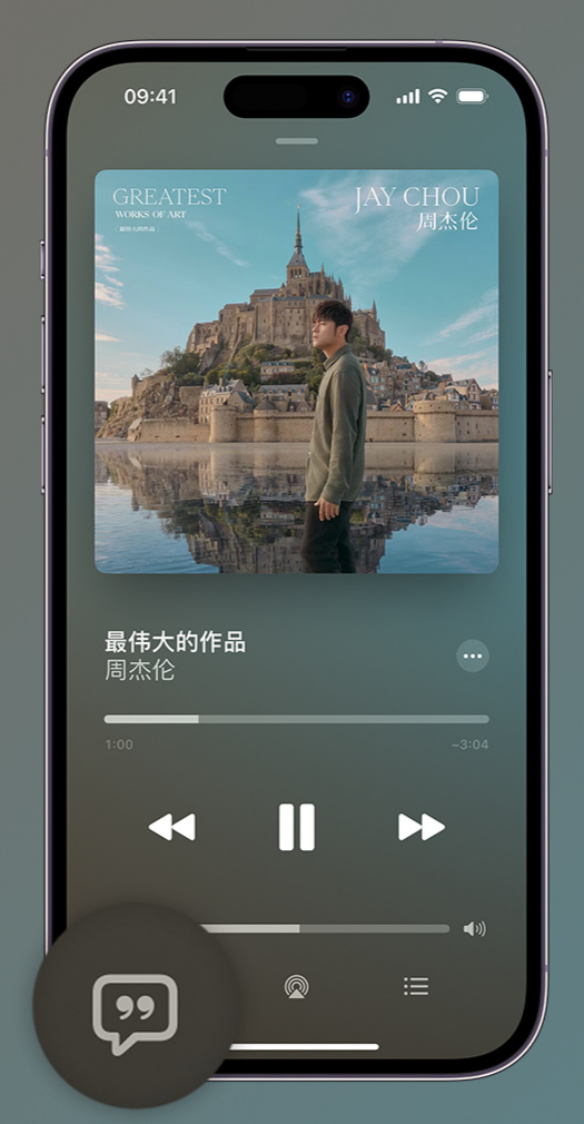 固安iphone维修分享如何在iPhone上使用Apple Music全新唱歌功能 