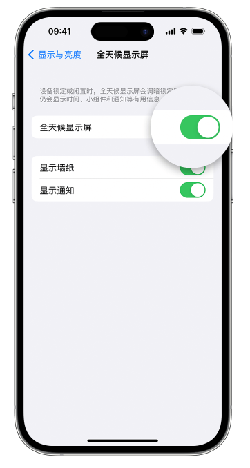 固安苹果14维修店分享如何自定义 iPhone 14 Pro 常亮显示屏 