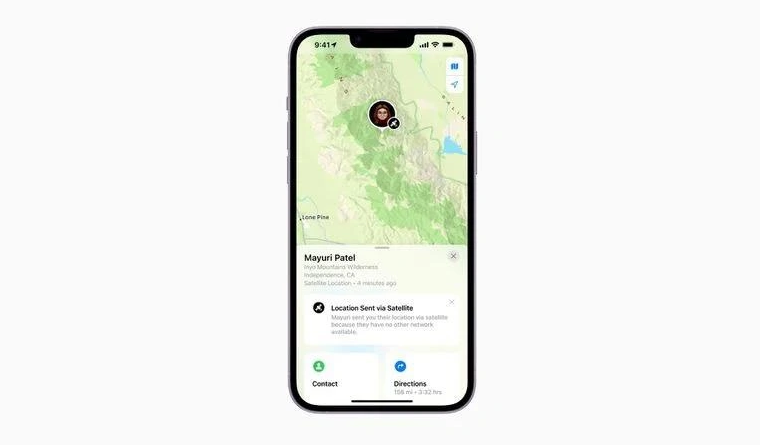 固安苹果14维修分享iPhone14系列中 FindMy功能通过卫星分享位置方法教程 